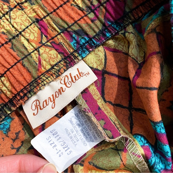 Vintage southwest print skirt - Picture 10 of 10